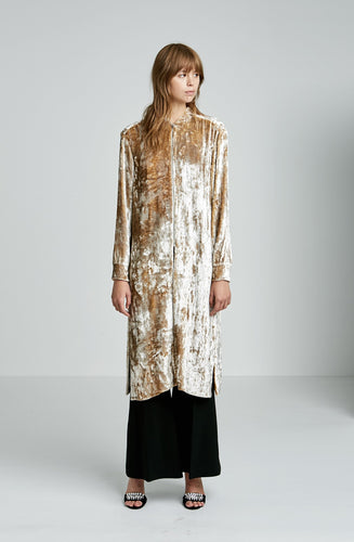 TINSEL VELVET COAT