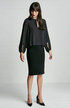 CDC PICOT CROPPED BLOUSE
