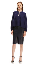 CDC PICOT CROPPED BLOUSE