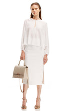 CDC PICOT CROPPED BLOUSE