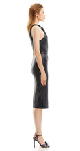 STRETCH LEATHER TURBAN TWIST