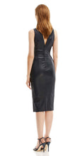 STRETCH LEATHER TURBAN TWIST