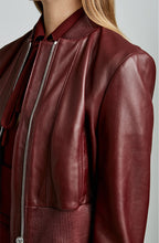 LEATHER BOMBER