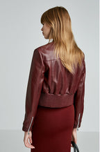 LEATHER BOMBER