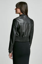 LEATHER BOMBER