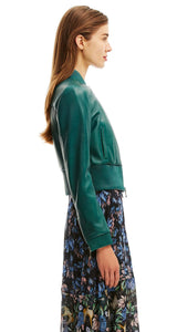 LEATHER BOMBER