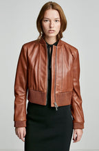 LEATHER BOMBER