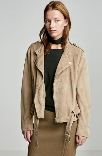 SUEDE BIKER