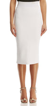 CREPE KNIT SLIT BACK SKIRT