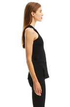 CREPE KNIT RIB TANK