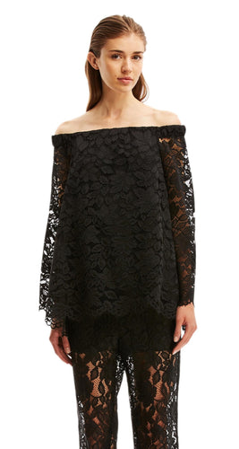 LACE COLD SHOULDER TOP