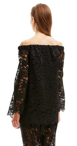 LACE COLD SHOULDER TOP