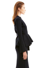 CREPE KNIT WRAP JACKET