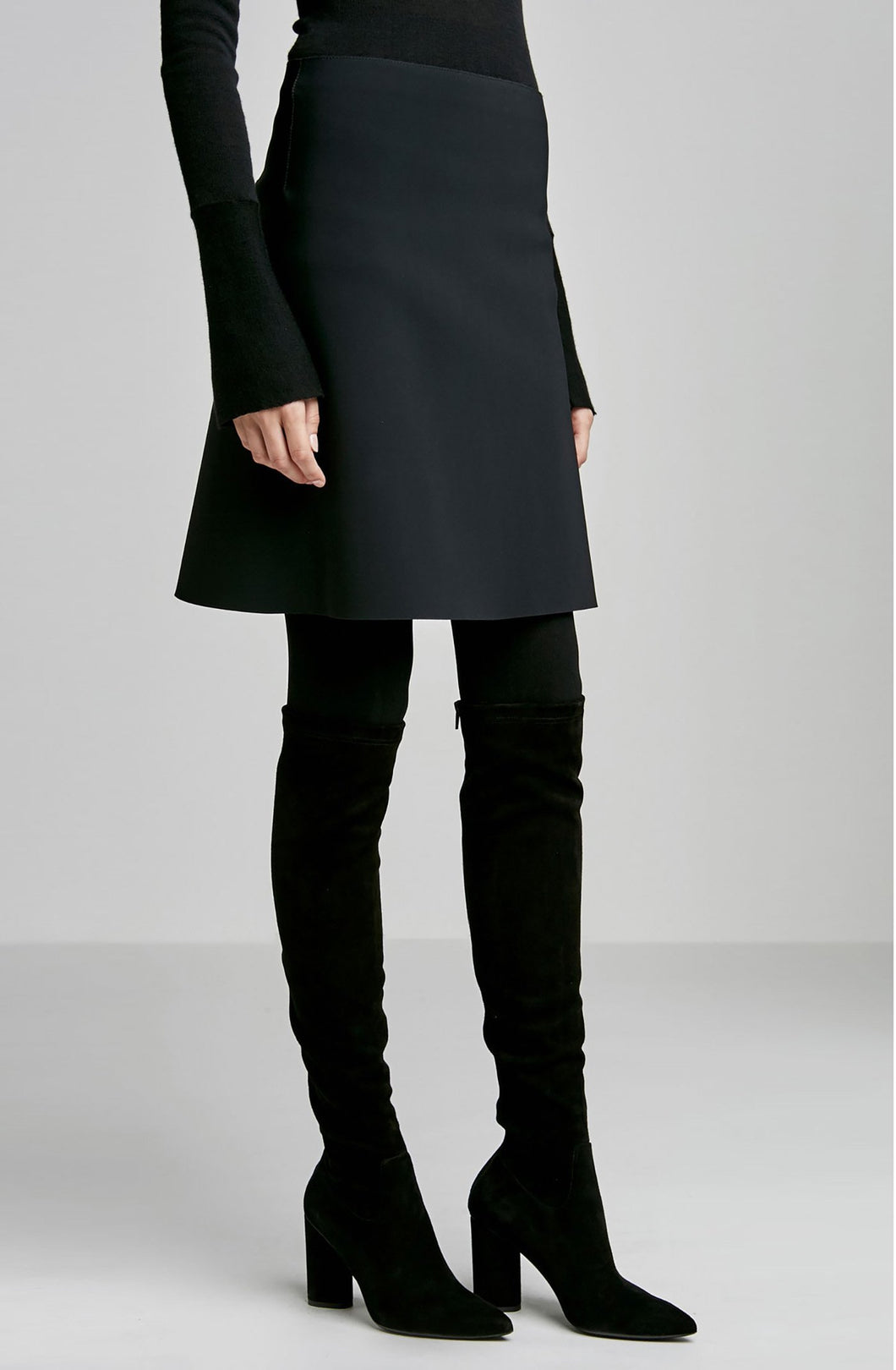 DOUBLE SCUBA A-LINE SKIRT