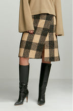 TWEED CHECK SKIRT