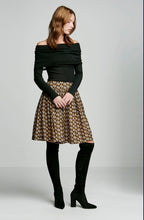 FLORAL FOULARD SKIRT