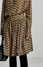FLORAL FOULARD SKIRT