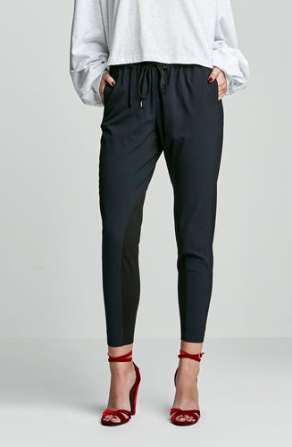 CREPE TRIM TROUSER