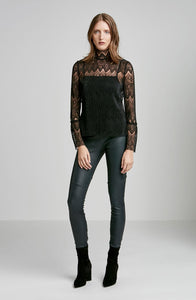 STRETCH LEATHER LEGGING