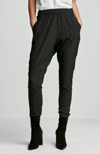 SILK LOW RISE BOYFRIEND PANT in safari green