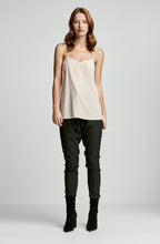 SILK LOW RISE BOYFRIEND PANT in safari green
