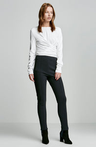 BONDED SCUBA PINTUCK TROUSER