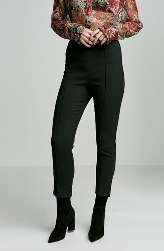 STRETCH FAILLE HIGH WAIST TROUSER