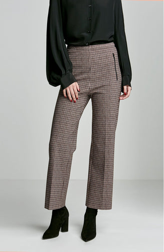 PLAID TROUSER