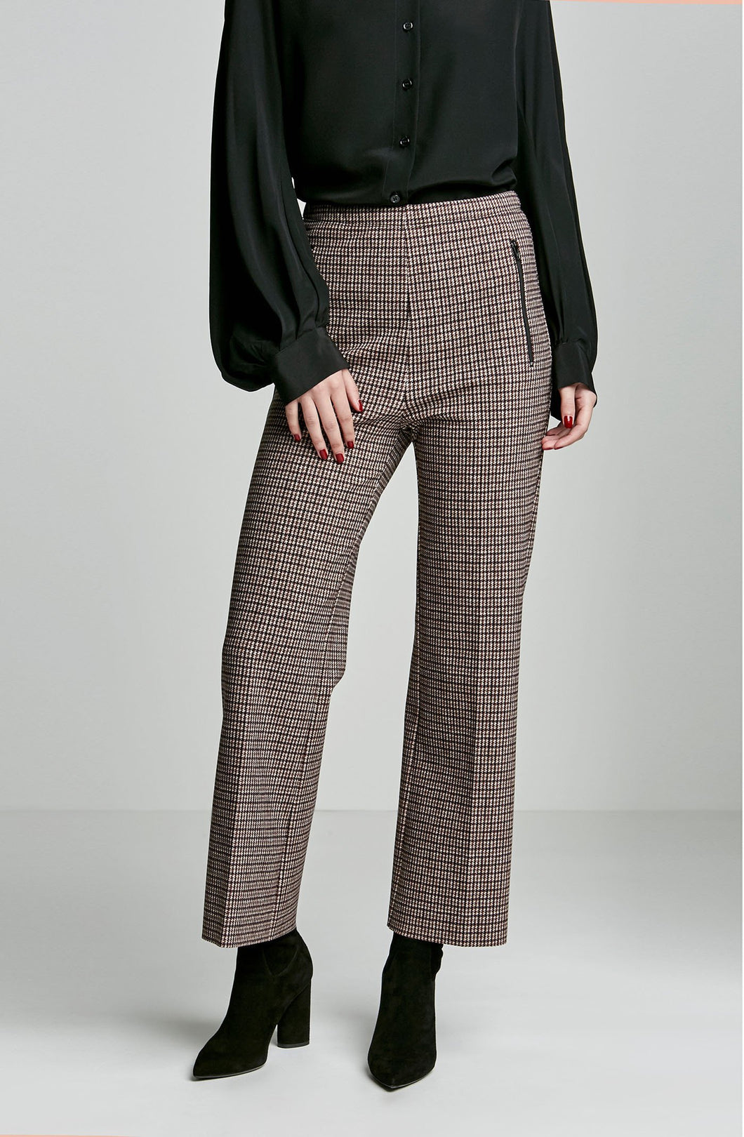 PLAID TROUSER