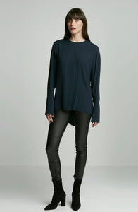 CUFFED SLEEVE BLOUSE
