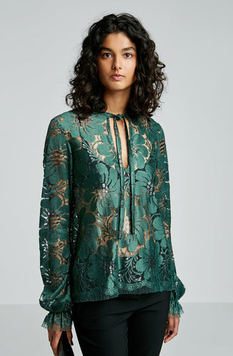 TINSEL LACE BLOUSE
