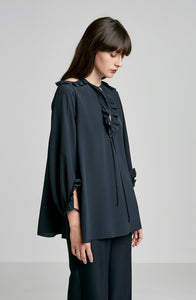 CDC PICOT RUFFLE BLOUSE