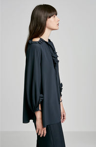 CDC PICOT RUFFLE BLOUSE