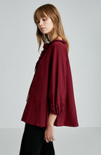 CDC PICOT RUFFLE BLOUSE