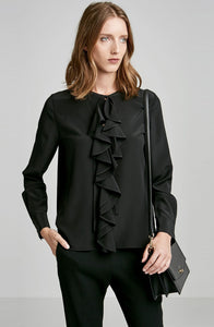 CDC RUFFLE FRONT BLOUSE