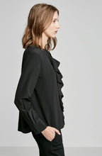 CDC RUFFLE FRONT BLOUSE