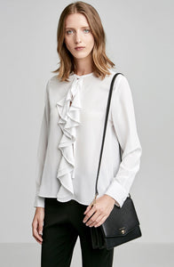 CDC RUFFLE FRONT BLOUSE