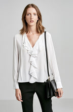 CDC RUFFLE FRONT BLOUSE