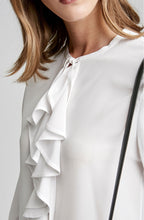 CDC RUFFLE FRONT BLOUSE