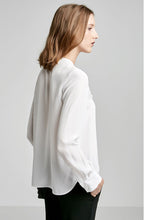CDC RUFFLE FRONT BLOUSE