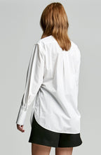 LACED TIE FRONT SHIRT