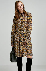 FLORAL FOULARD SHIRT