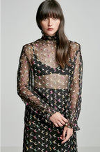 EMBROIDERED BIRD BLOUSE