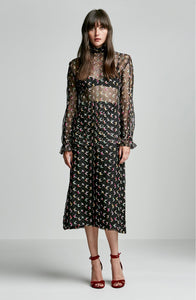 EMBROIDERED BIRD BLOUSE