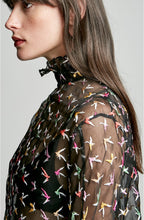 EMBROIDERED BIRD BLOUSE