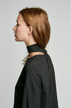 STRETCH SILK TRAPEZE SLV TOP