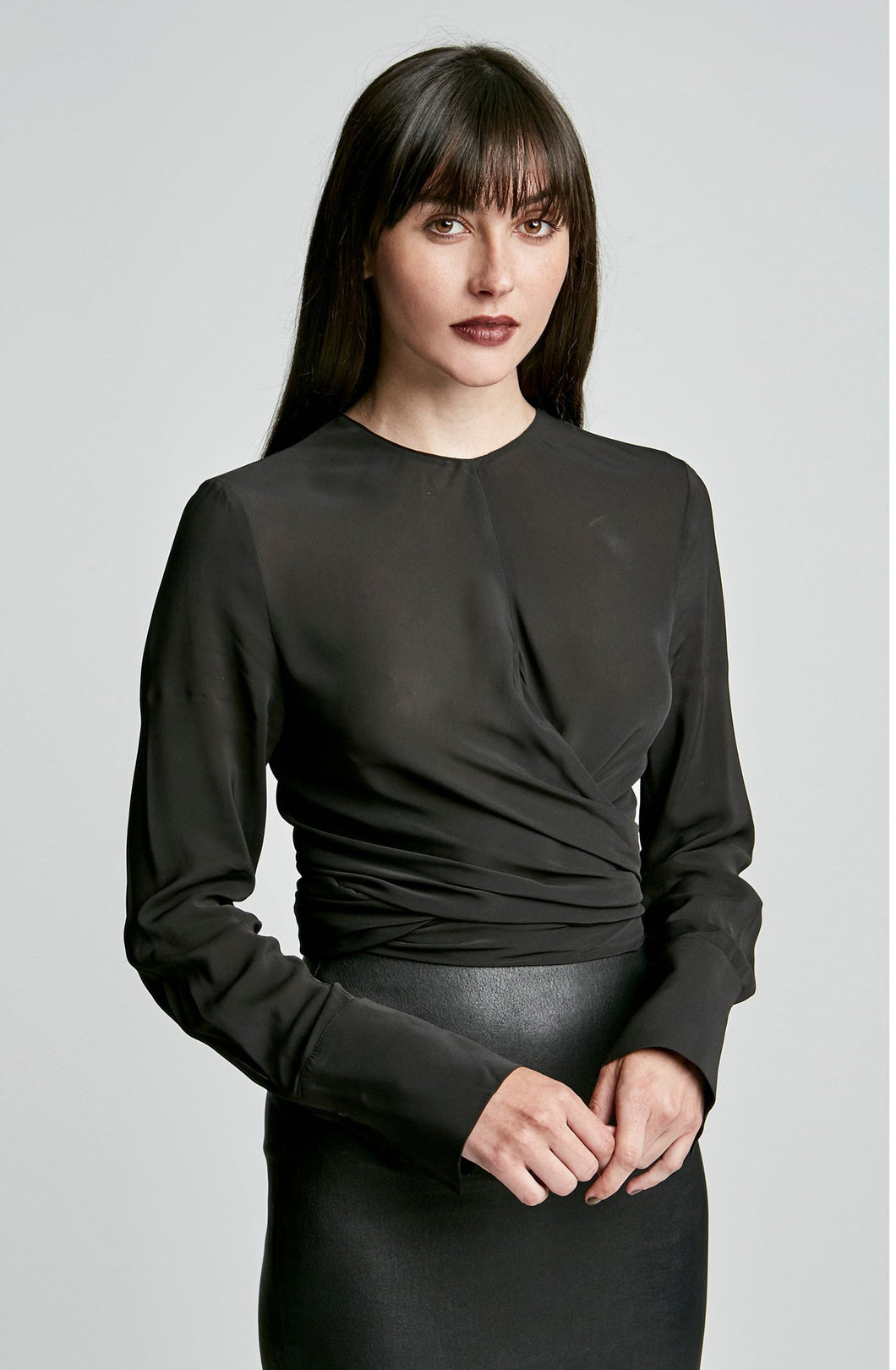 WRAP FRONT SHIRT