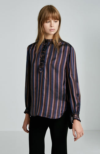 MIDNIGHT STRIPE SHIRT