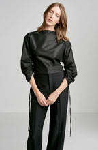 STRETCH TAFFETA TOP