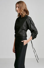 STRETCH TAFFETA TOP
